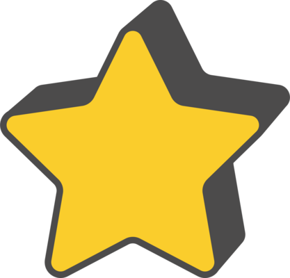 neobrutalism star